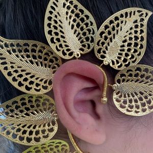 HANDMADE EAR CUFF - BATHED IN 24K GOLD